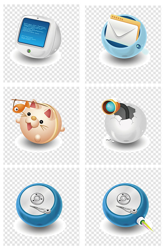 现代科技图标科技