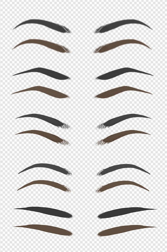 手绘眉毛图片 手绘眉毛素材下载 众图网