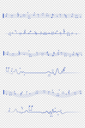 音乐音符五线谱素材元素