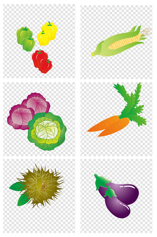 手绘水果蔬菜图片