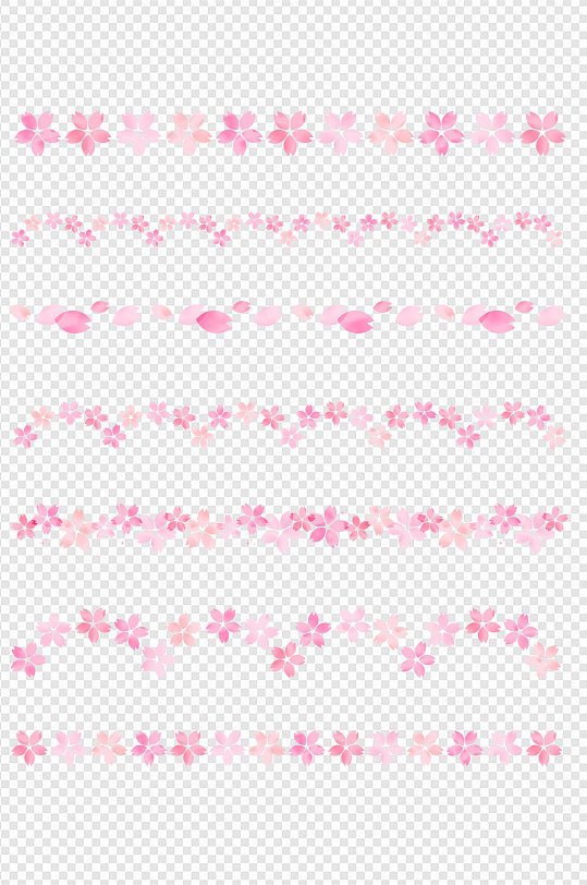 樱花粉色花朵花瓣底纹樱花节花纹底纹素材