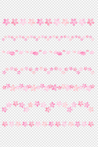 樱花粉色花朵花瓣底纹樱花节花纹底纹素材