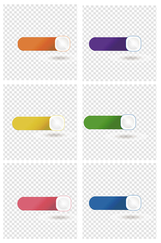 彩色序号标题框标签栏标签带