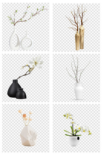 装饰花瓶花卉花朵素材
