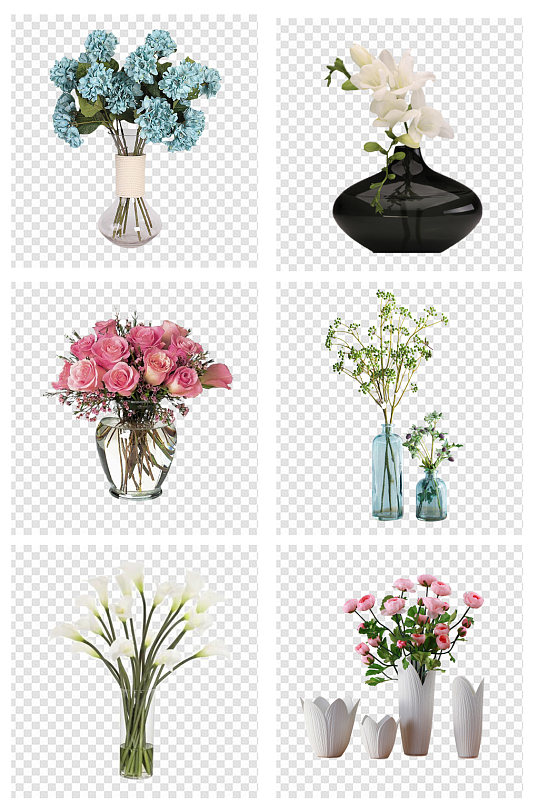 鲜花花瓶花卉花朵素材