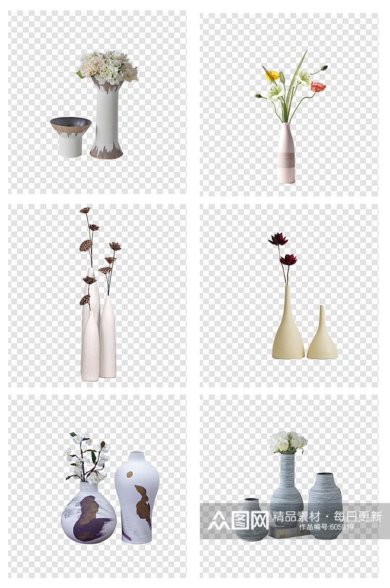 花瓶艺术花卉花朵素材素材