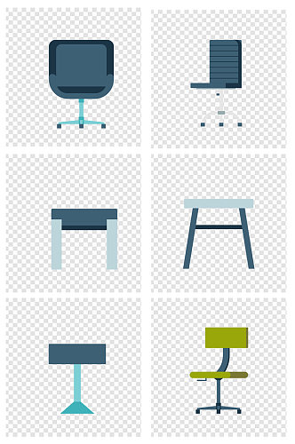简约办公椅子设计素材