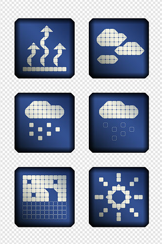 天气预报图标素材