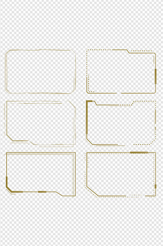 商务边框科技风装饰边框标题框文本框