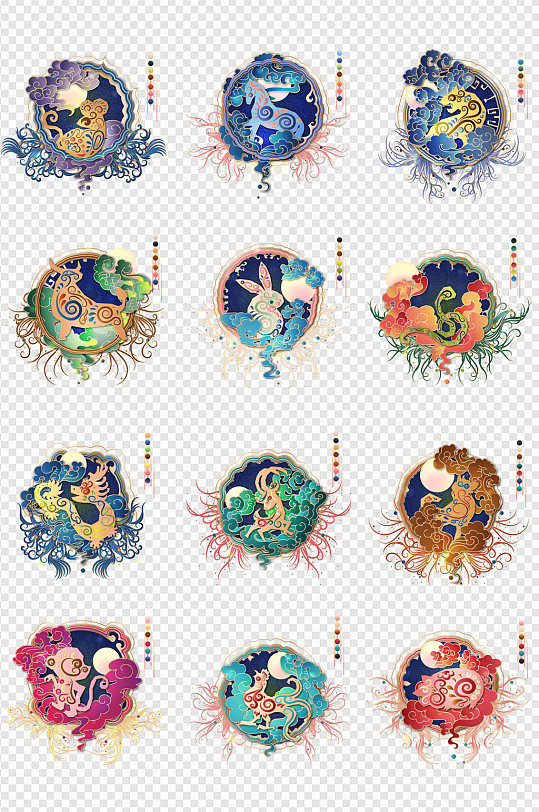 国风十二生肖素材国风山水画素材.png立即下载国潮水墨画背景.