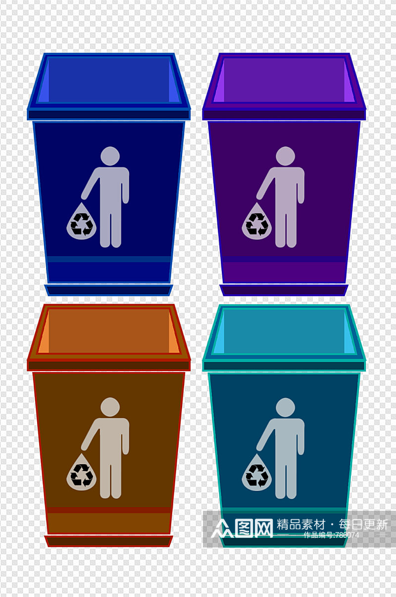环保垃圾桶素材环保素材