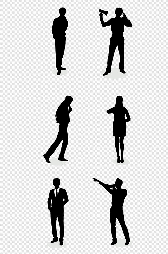 商务人物人物剪影商务-众图网