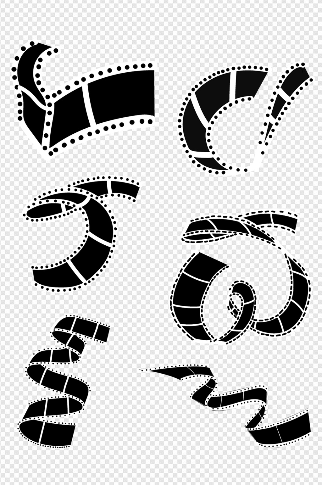 手绘胶片胶卷设计元素