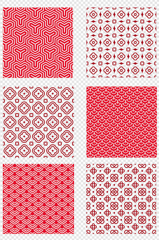 中国风花纹底纹背景云纹路纹线条