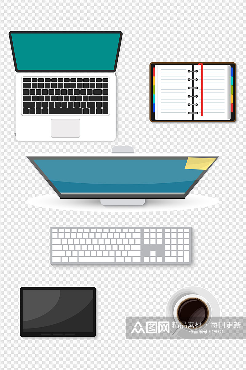 办公电脑自动化素材素材