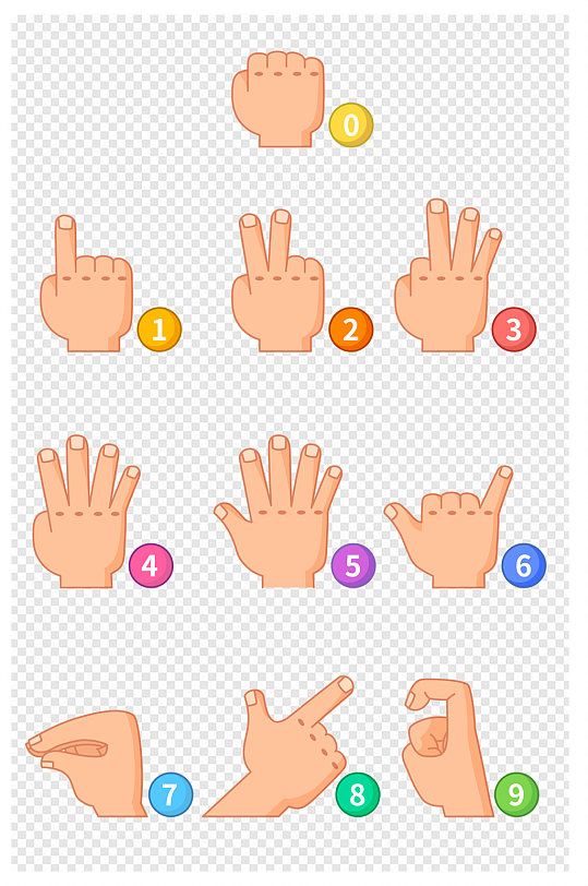 手指指示元素立即下载手绘手势伸手指示素材立即下载多款手势指向手指