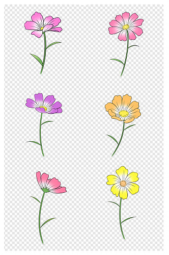 手绘花朵中国风植物花朵造型