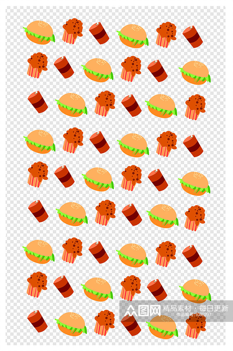 手绘西餐壁纸汉堡图片素材