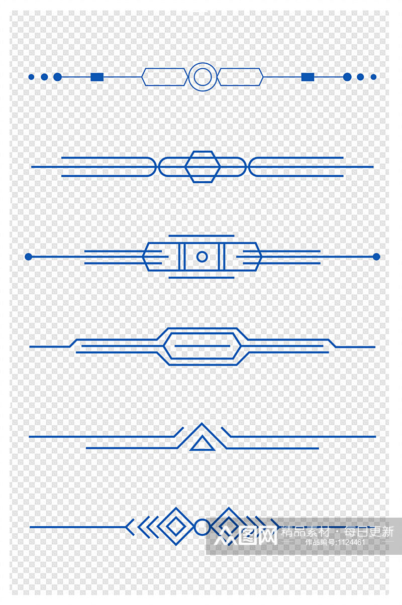 欧美风格分割线分割线设计元素素材素材