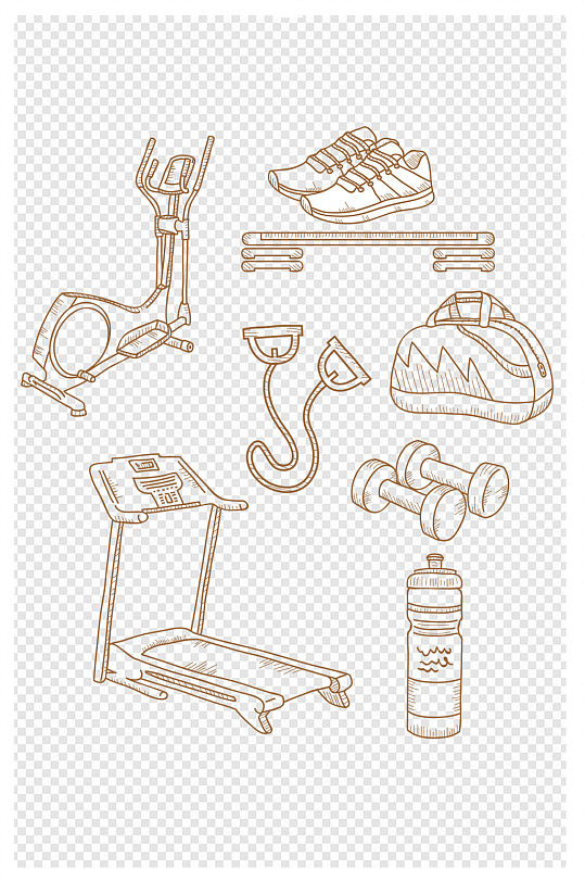 健身器械健身房设计元素