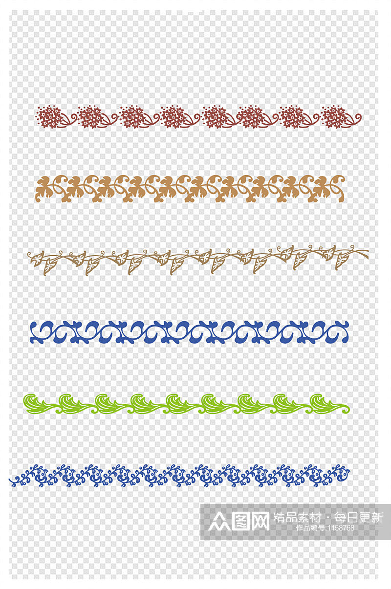 手绘底纹花纹边框图片素材