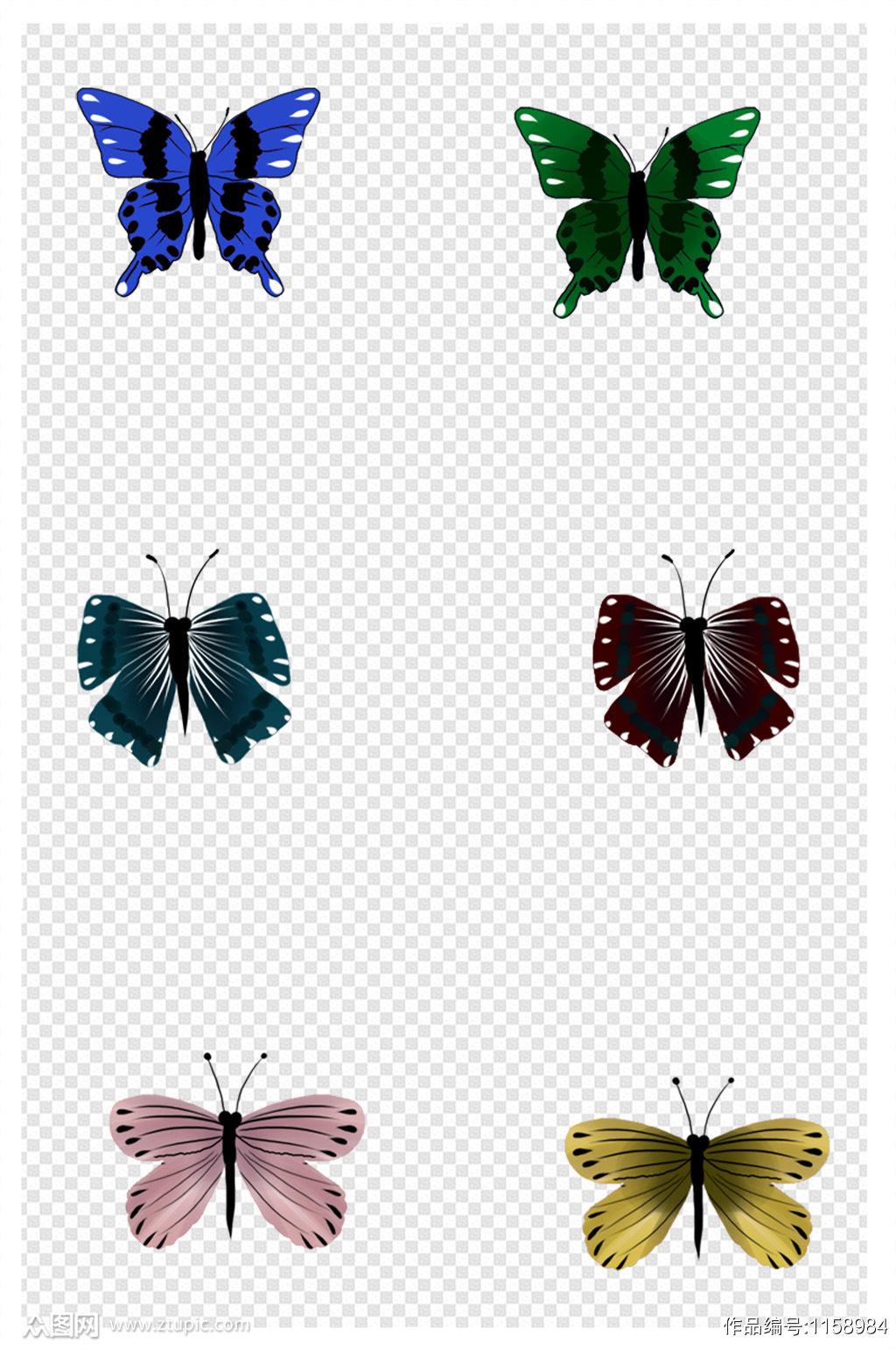 手绘彩蝶蝴蝶背景设计模板下载 编号 众图网 手绘彩蝶蝴蝶背景设计模板下载 编号 众图网