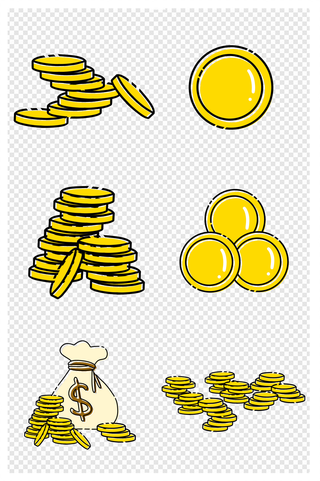 金币的画法步骤图片