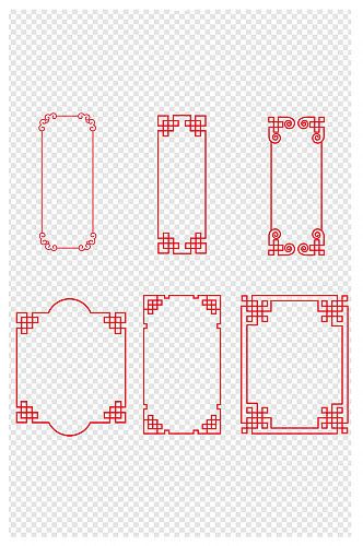 中国风中式简约边框