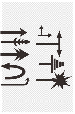 箭头方向符号图标图装饰