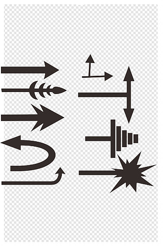 箭头方向符号图标图装饰