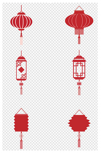 中国喜庆新年灯笼设计素材
