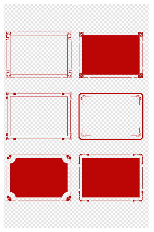 红色花纹边框图片-红色花纹边框设计素材-红色花纹边框模板下载