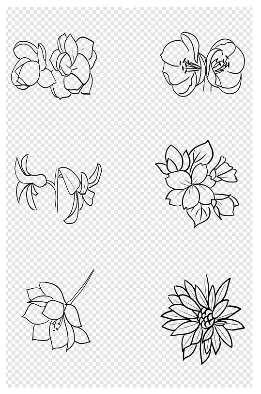 花白描图片 花白描素材下载 众图网