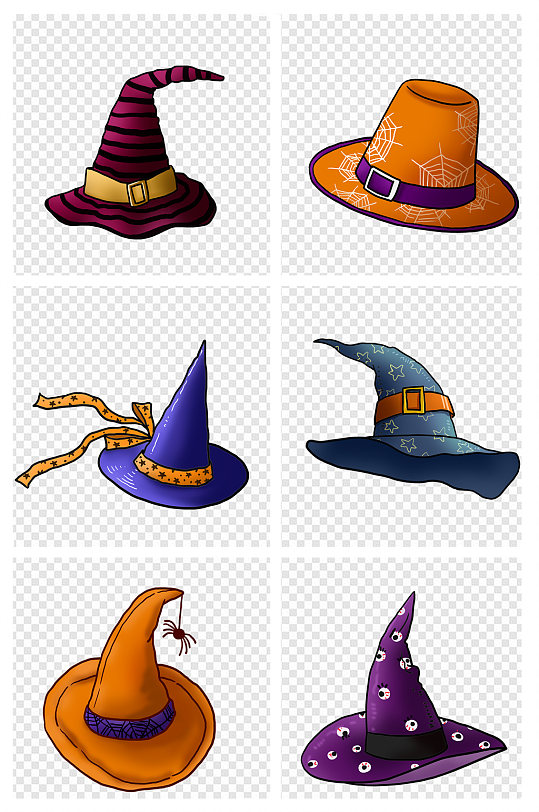 万圣节巫师帽组图