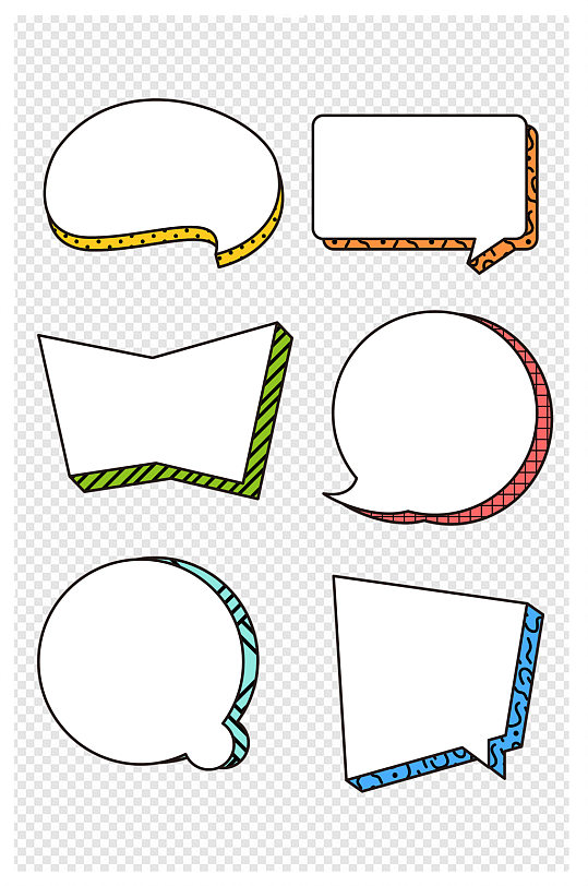 对话框边框素材图片