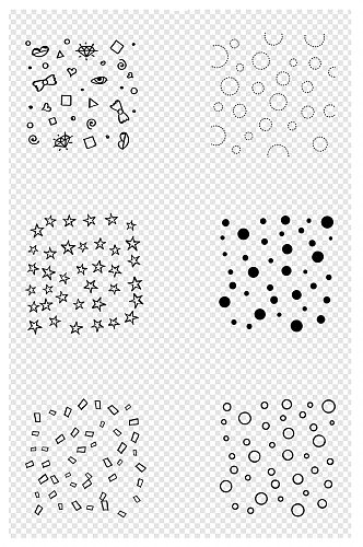点点纹理背景圆圈填充方块不规则