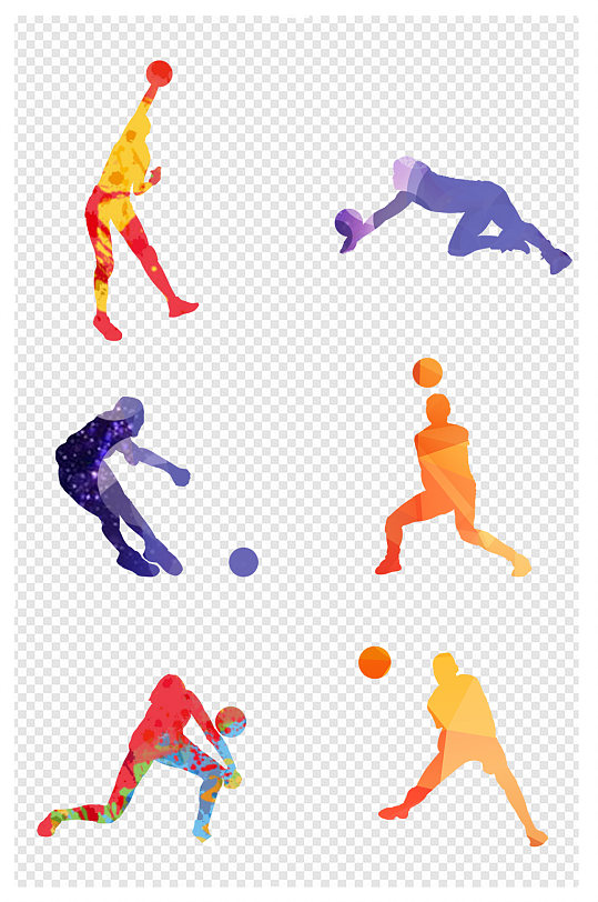 手绘排球海报图片-手绘排球海报设计素材-手绘排球海报模板下载