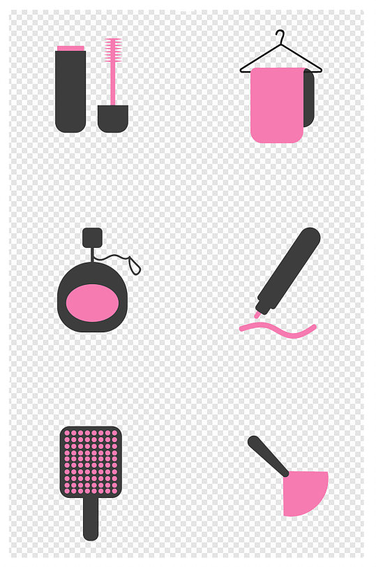 通用生活女性化妆美妆图标