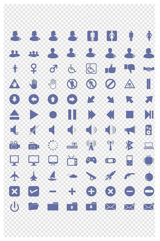生活手机程序常用图标生活图标扁平图标-众图网