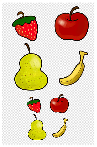 草莓苹果梨香蕉水果