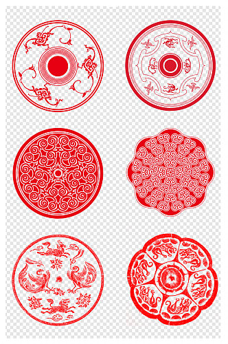 中国风传统花纹纹饰