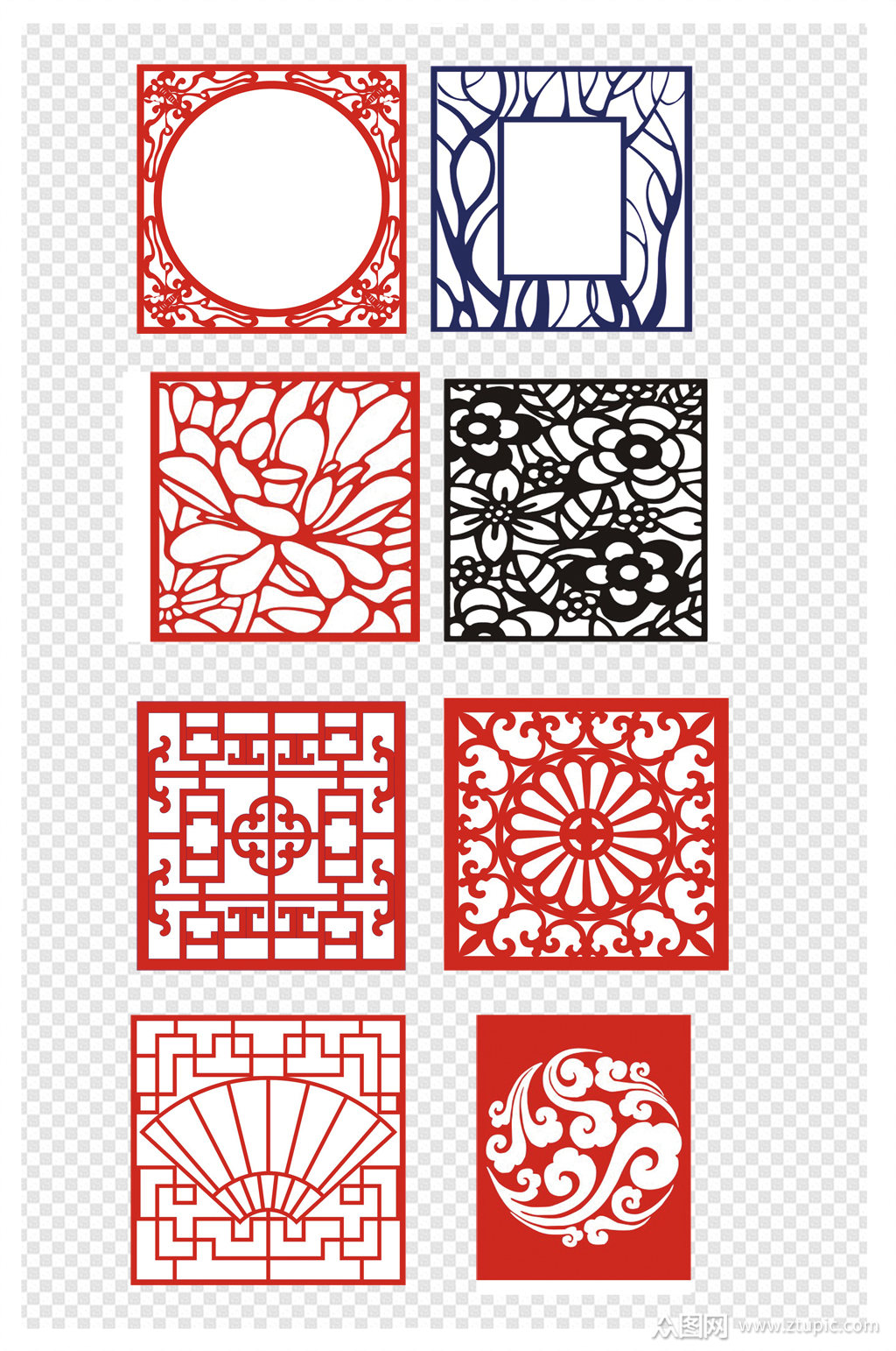 镂空雕刻花纹图片