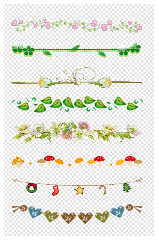 装饰花纹边框元素