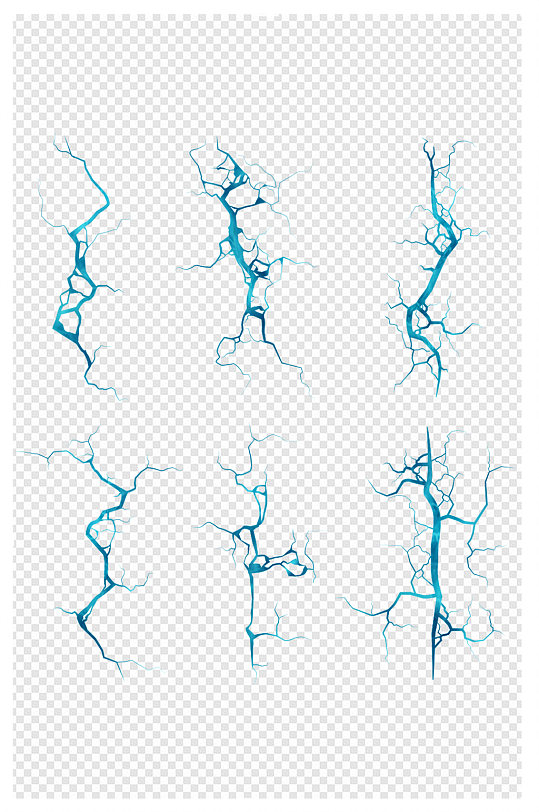 各种裂纹裂痕元素
