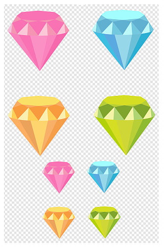 钻石彩色粉色绿色蓝色橙色钻戒婚戒宝石珠宝