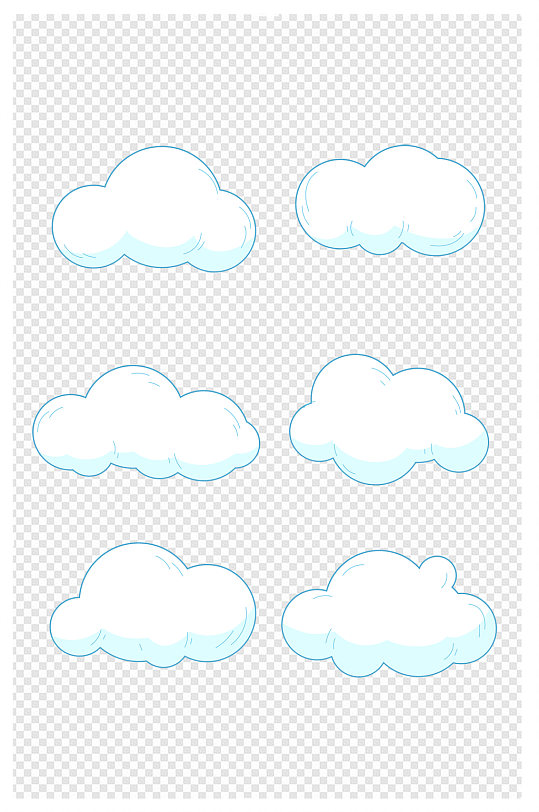 手绘卡通装饰元素素材