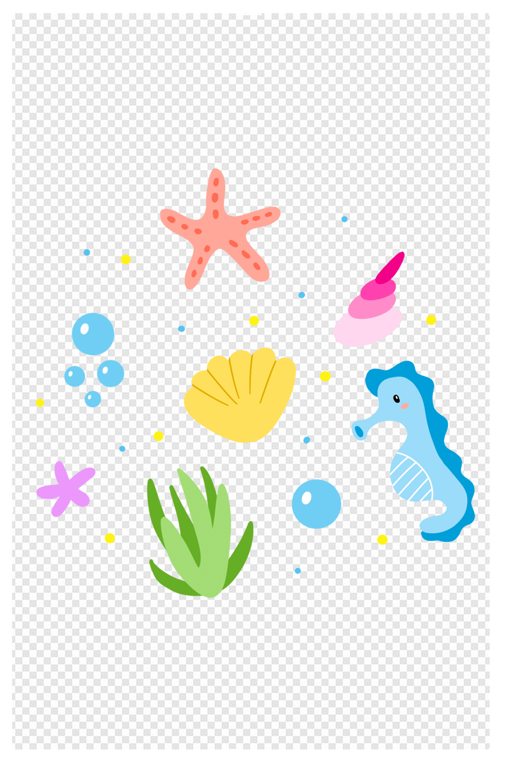 海洋图案素材_海洋图案模板_海洋图案设计图片免费下载-众图网