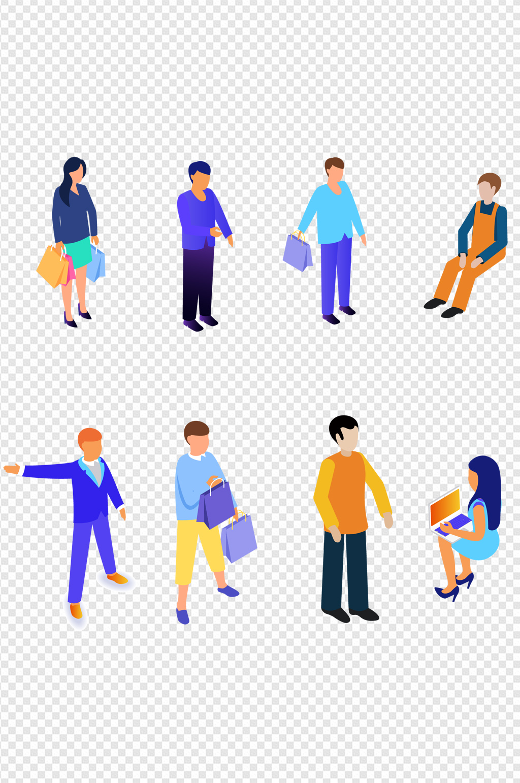 商业人物立体人物