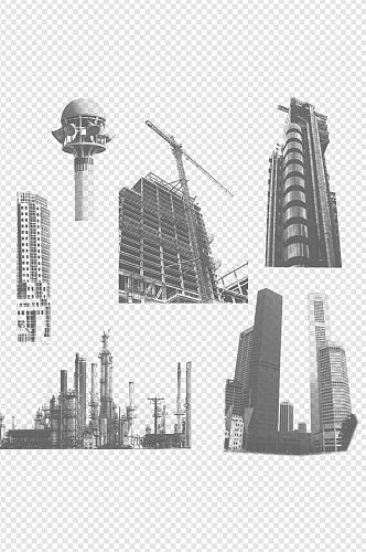 高清建筑角度城市建筑楼素材