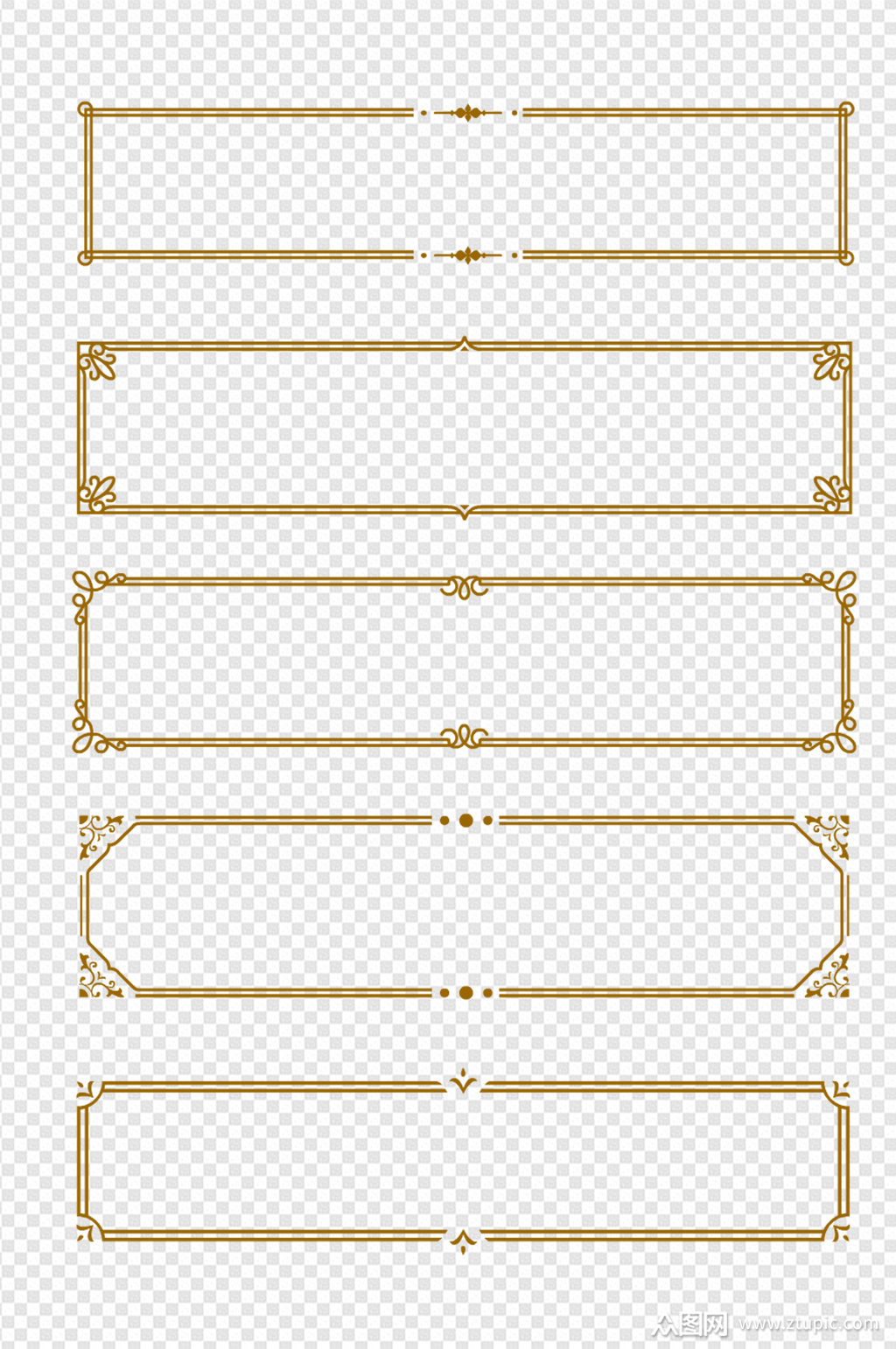 边框复古边框花纹边框标题框标题栏